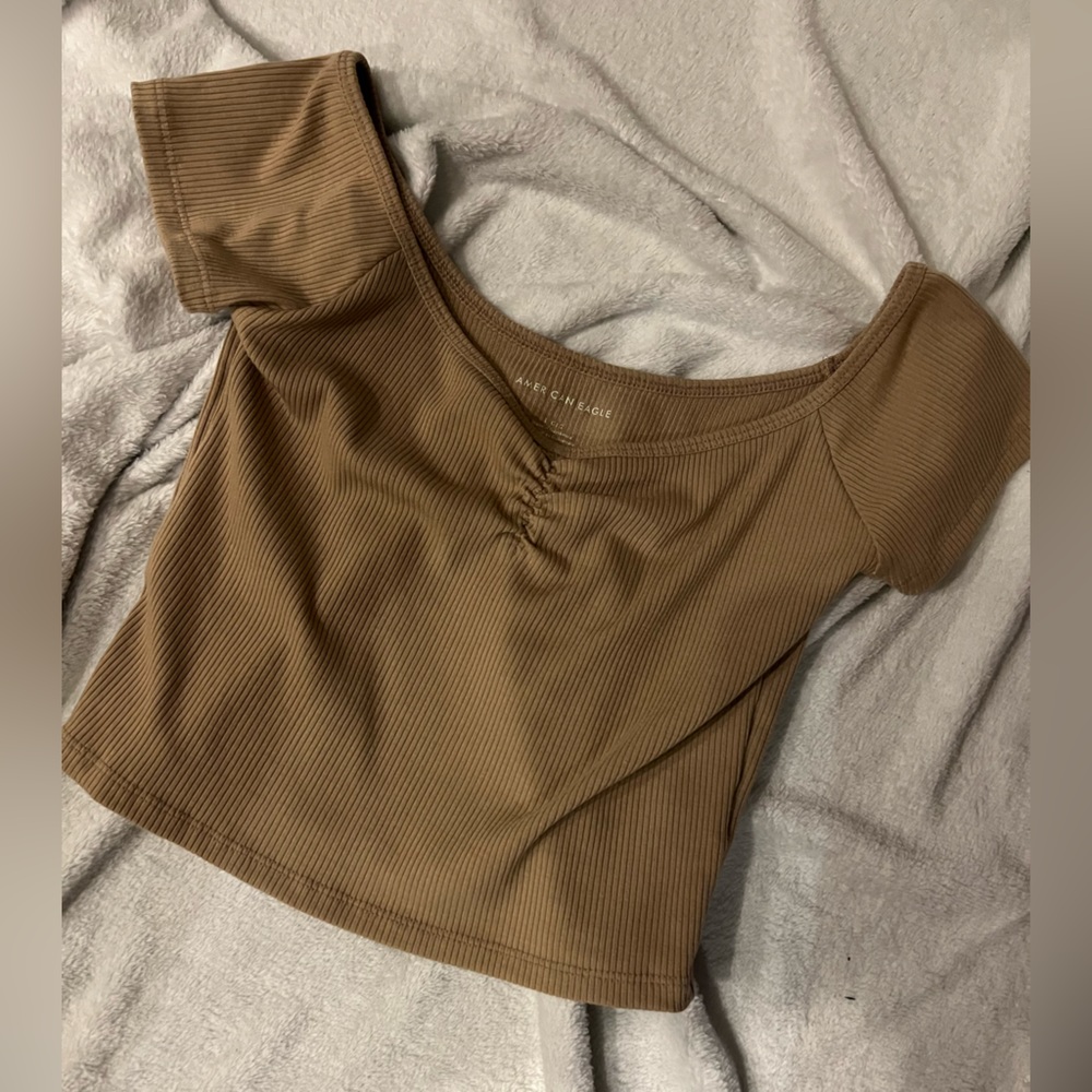 Off the shoulder crop top